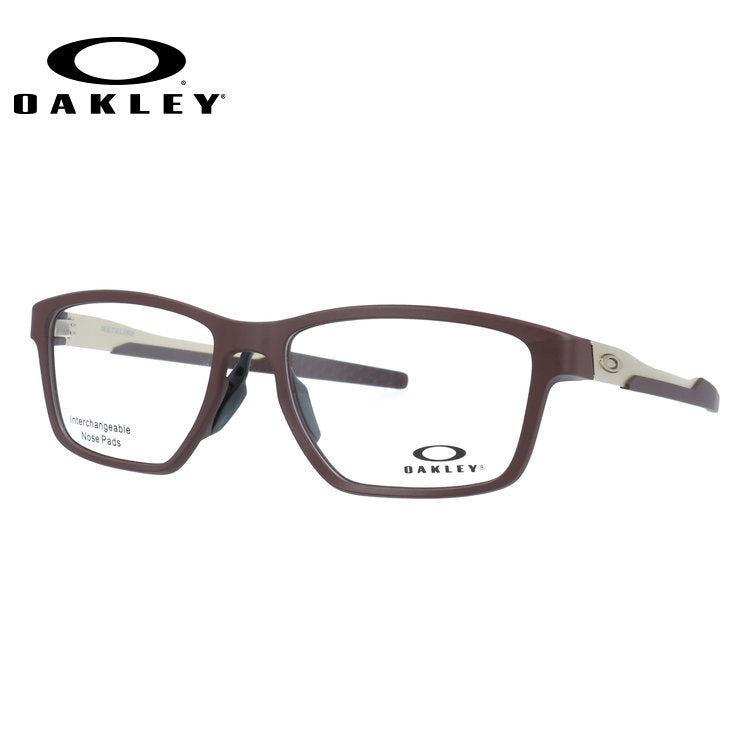 オークリー メガネフレーム メタリンク 伊達メガネ アジアンフィット OAKLEY METALINK OX8153-1455 55サイズ スクエア型 ユニセックス メンズ レディース