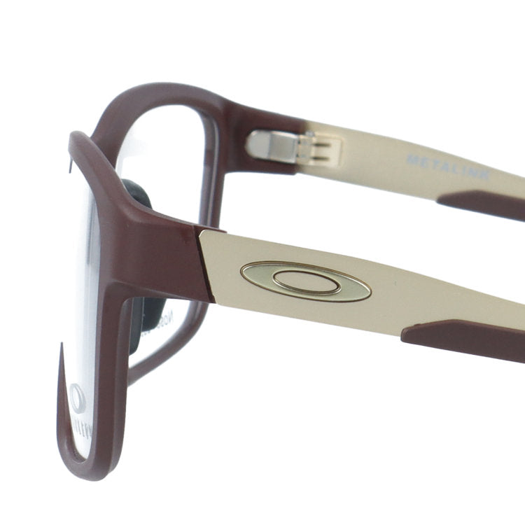 オークリー メガネフレーム メタリンク 伊達メガネ アジアンフィット OAKLEY METALINK OX8153-1457 57サイズ スクエア型 ユニセックス メンズ レディース