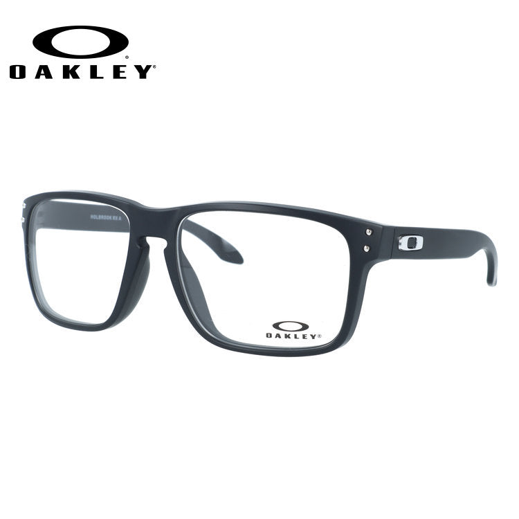 オークリー メガネフレーム ホルブルック アールエックス エー 伊達メガネ アジアンフィット OAKLEY HOLBROOK RX A OX8100F-0158 58サイズ ウェリントン型 大きめ ユニセックス メンズ レディース