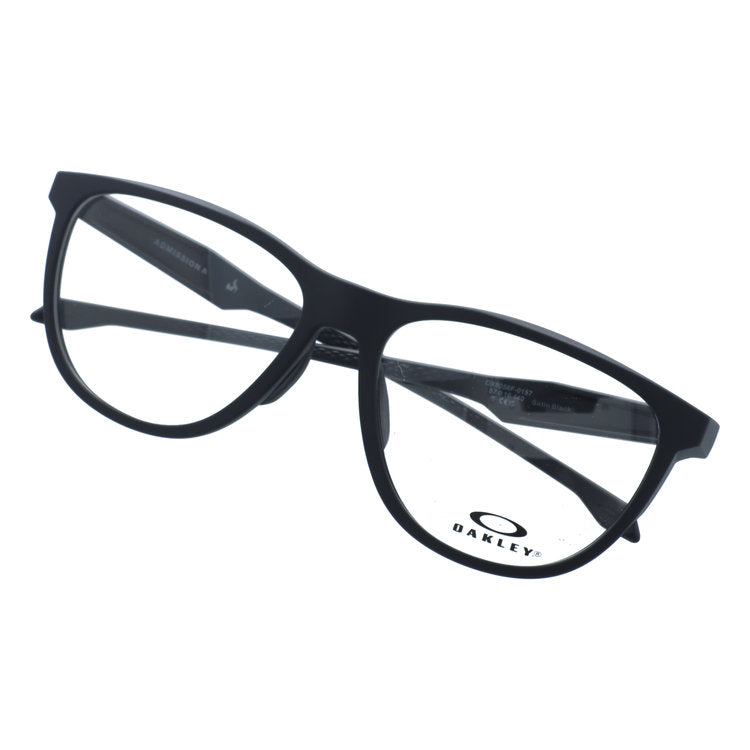 オークリー メガネフレーム アドミッションエー 伊達メガネ アジアンフィット OAKLEY ADMISSION A OX8056F-01 57サイズ ボストン型 大きめサイズ ビッグシルエット ローブリッジフィット ユニセックス メンズ レディース