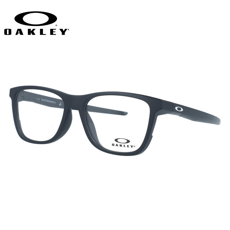 オークリー メガネフレーム センターボード エー 伊達メガネ アジアンフィット OAKLEY CENTERBOARD A OX8163F-01 52サイズ スクエア型 黒縁 クロブチ ローブリッジフィット ユニセックス メンズ レディース