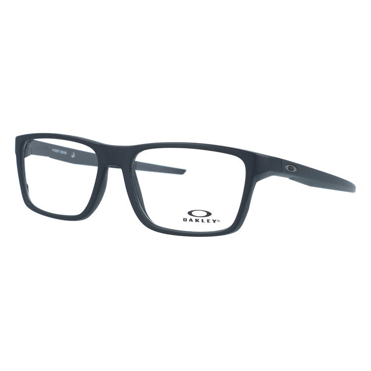 オークリー メガネフレーム ポートボウ 伊達メガネ レギュラーフィット OAKLEY PORT BOW OX8164-01 57サイズ スクエア型 大きめサイズ ベヨネッタメガネ 黒縁 クロブチ ハイブリッジフィット ユニセックス メンズ レディース