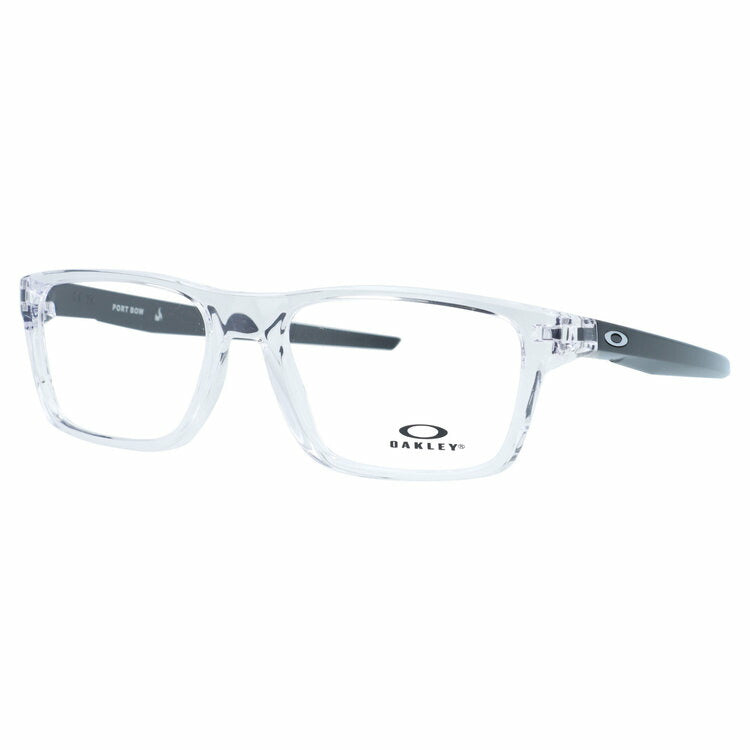 オークリー メガネフレーム ポートボウ 伊達メガネ レギュラーフィット OAKLEY PORT BOW OX8164-02 53サイズ スクエア型 クリアフレーム ベヨネッタメガネ ハイブリッジフィット ユニセックス メンズ レディース