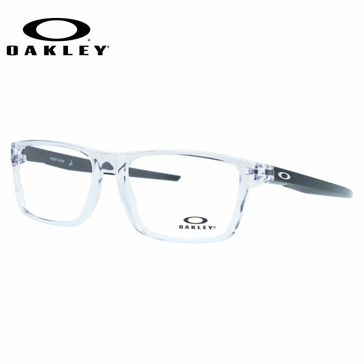 オークリー メガネフレーム ポートボウ 伊達メガネ レギュラーフィット OAKLEY PORT BOW OX8164-02 57サイズ スクエア型 大きめサイズ クリアフレーム ベヨネッタメガネ ハイブリッジフィット ユニセックス メンズ レディース