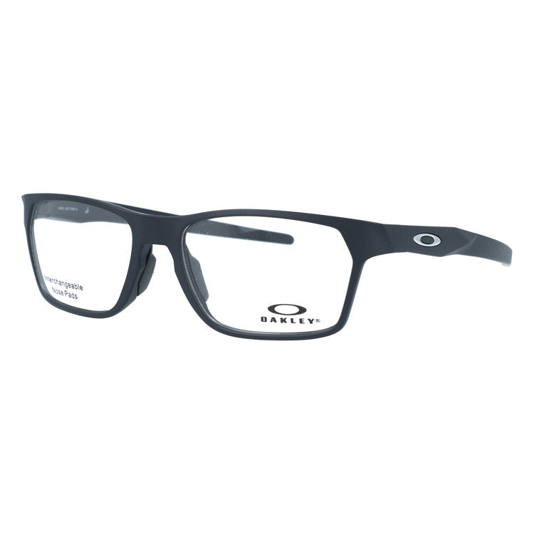 オークリー メガネフレーム ヘックスジェクター エー 伊達メガネ アジアンフィット OAKLEY HEX JECTOR (A) OX8174F-0154 54サイズ スクエア型 ベヨネッタメガネ 交換用ノーズパッド付き クロブチ ローブリッジフィット ユニセックス メンズ レディース