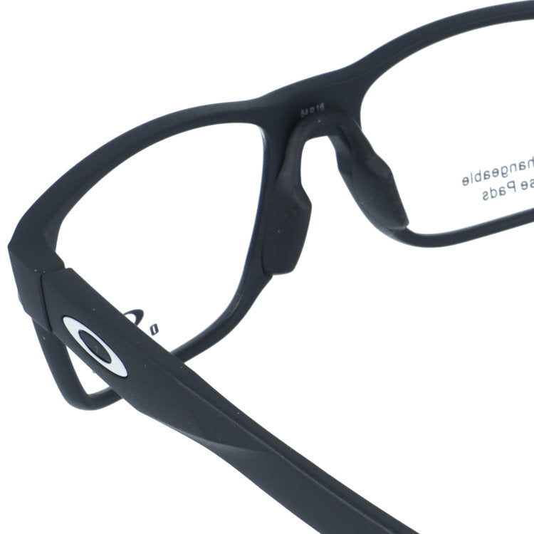 オークリー メガネフレーム ヘックスジェクター エー 伊達メガネ アジアンフィット OAKLEY HEX JECTOR (A) OX8174F-0154 54サイズ スクエア型 ベヨネッタメガネ 交換用ノーズパッド付き クロブチ ローブリッジフィット ユニセックス メンズ レディース