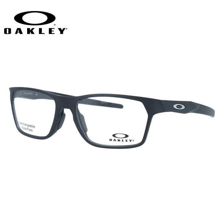 オークリー メガネフレーム ヘックスジェクター エー 伊達メガネ アジアンフィット OAKLEY HEX JECTOR (A) OX8174F-0154 54サイズ スクエア型 ベヨネッタメガネ 交換用ノーズパッド付き クロブチ ローブリッジフィット ユニセックス メンズ レディース