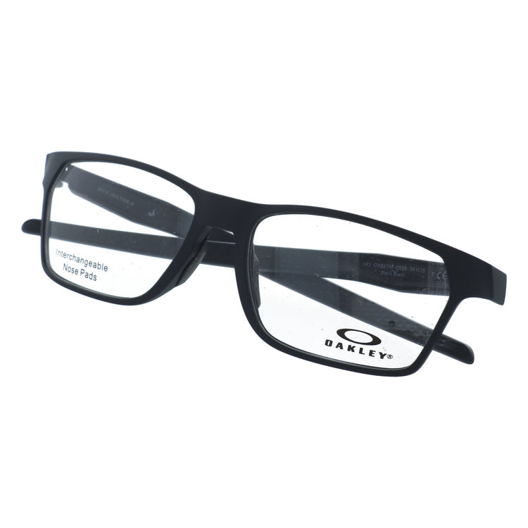 オークリー メガネフレーム ヘックスジェクター エー 伊達メガネ アジアンフィット OAKLEY HEX JECTOR (A) OX8174F-0556 56サイズ スクエア型 大きめサイズ ベヨネッタメガネ 交換用ノーズパッド付き クロブチ ローブリッジト ユニセックス メンズ レディース