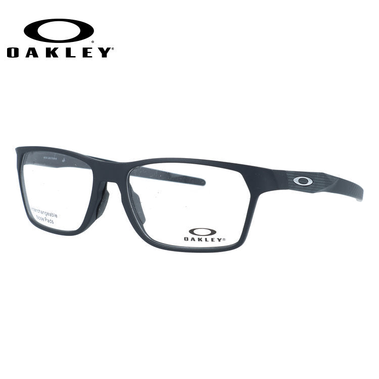 オークリー メガネフレーム ヘックスジェクター エー 伊達メガネ アジアンフィット OAKLEY HEX JECTOR (A) OX8174F-0556 56サイズ スクエア型 大きめサイズ ベヨネッタメガネ 交換用ノーズパッド付き クロブチ ローブリッジト ユニセックス メンズ レディース