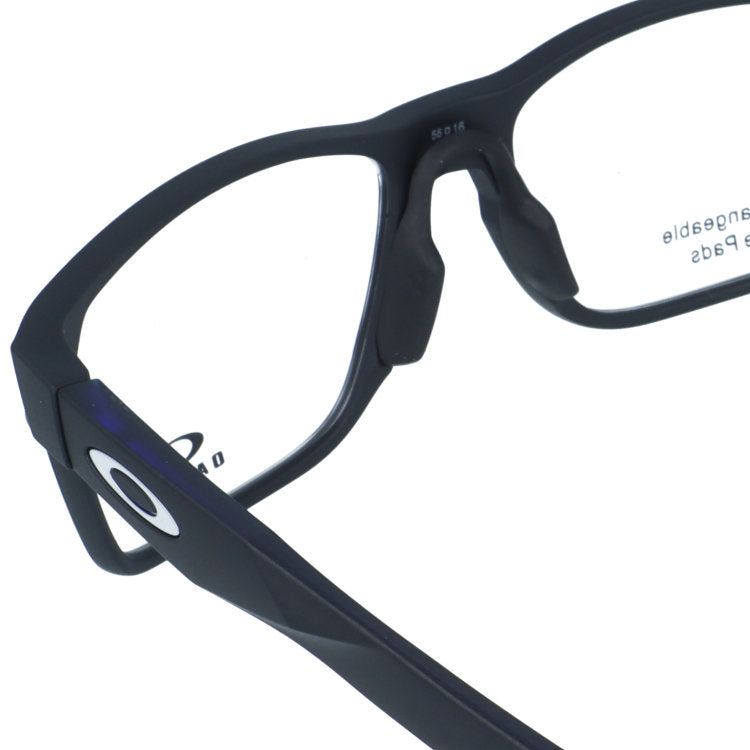 オークリー メガネフレーム ヘックスジェクター エー 伊達メガネ アジアンフィット OAKLEY HEX JECTOR (A) OX8174F-0856 56サイズ スクエア型 大きめサイズ ベヨネッタメガネ 交換用ノーズパッド付き ローブリッジフィット ユニセックス メンズ レディース