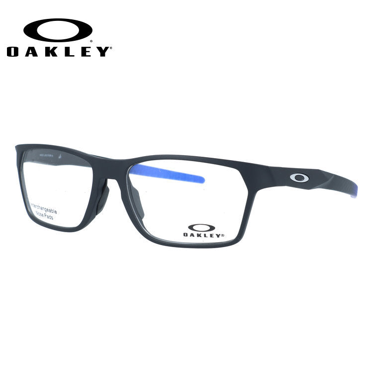 オークリー メガネフレーム ヘックスジェクター エー 伊達メガネ アジアンフィット OAKLEY HEX JECTOR (A) OX8174F-0856 56サイズ スクエア型 大きめサイズ ベヨネッタメガネ 交換用ノーズパッド付き ローブリッジフィット ユニセックス メンズ レディース