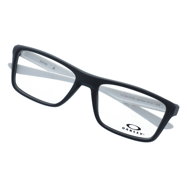 オークリー メガネフレーム ラフター 伊達メガネ レギュラーフィット OAKLEY RAFTER OX8178-0555 55サイズ スクエア型 マーブル模様 ベヨネッタメガネ ハイブリッジフィット ユニセックス メンズ レディース