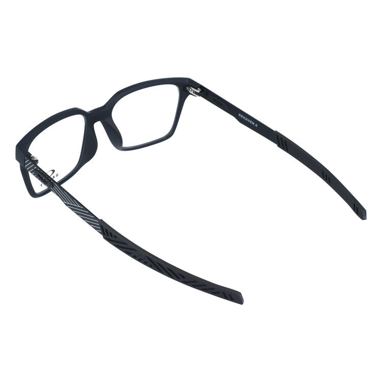 オークリー メガネフレーム ディヘヴン エー 伊達メガネ アジアンフィット OAKLEY DEHAVEN A OX8180F-0153 53サイズ ウェリントン型 ボーダー柄 ローブリッジフィット ユニセックス メンズ レディース