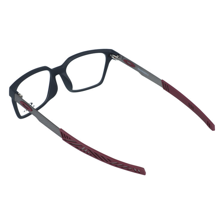 オークリー メガネフレーム ディヘヴン エー 伊達メガネ アジアンフィット OAKLEY DEHAVEN A OX8180F-0353 53サイズ ウェリントン型 ボーダー柄 ローブリッジフィット ユニセックス メンズ レディース