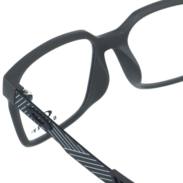 オークリー メガネフレーム ディヘヴン エー 伊達メガネ アジアンフィット OAKLEY DEHAVEN A OX8180F-0453 53サイズ ウェリントン型 ボーダー柄 ローブリッジフィット ユニセックス メンズ レディース