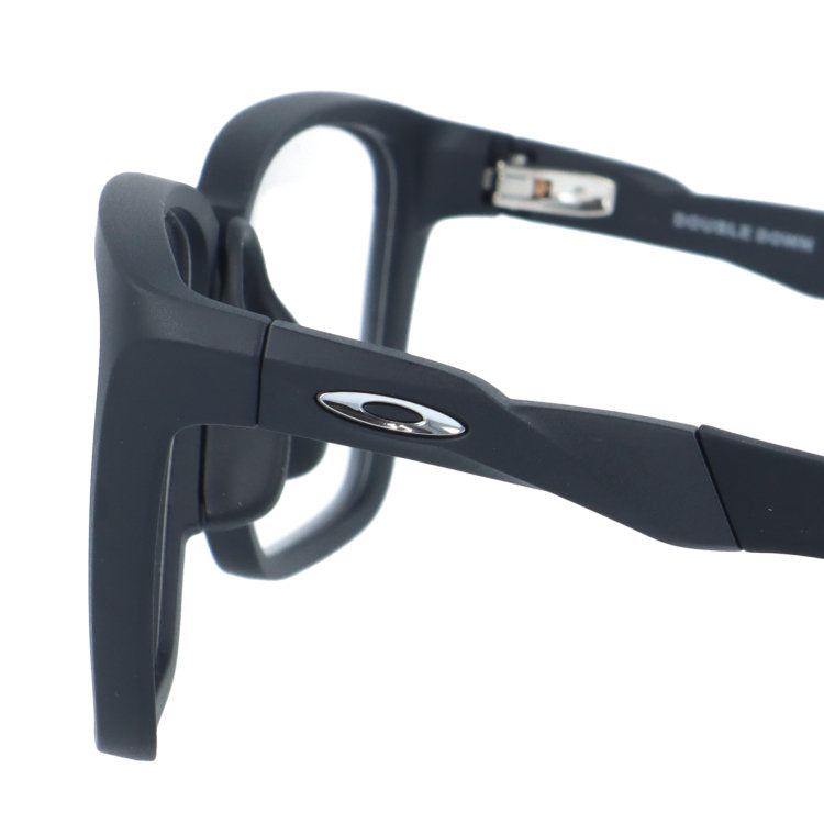 オークリー メガネフレーム ダブルダウン 伊達メガネ アジアンフィット OAKLEY DOUBLE DOWN OX8188D-01 56サイズ スクエア型 交換用パーツ 交換用イヤーソック付 ローブリッジフィット ユニセックス メンズ レディース