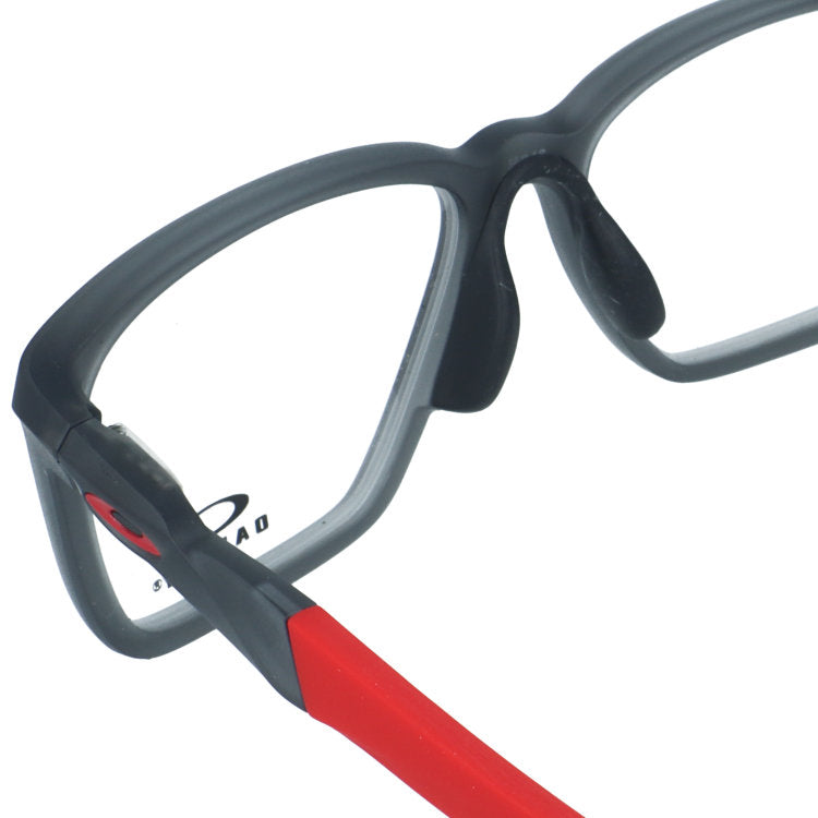 オークリー メガネフレーム ダブルダウン 伊達メガネ アジアンフィット OAKLEY DOUBLE DOWN OX8188D-02 56サイズ スクエア型 交換用パーツ 交換用イヤーソック付 ローブリッジフィット ユニセックス メンズ レディース
