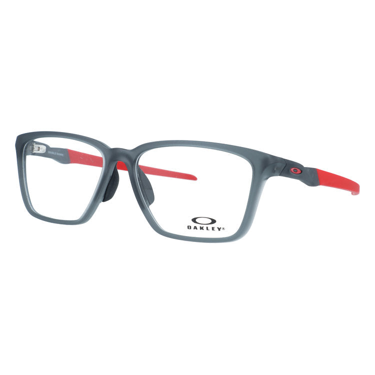 オークリー メガネフレーム ダブルダウン 伊達メガネ アジアンフィット OAKLEY DOUBLE DOWN OX8188D-02 58サイズ スクエア型 大きめサイズ 交換用パーツ 交換用イヤーソック付 ローブリッジフィット ユニセックス メンズ レディース