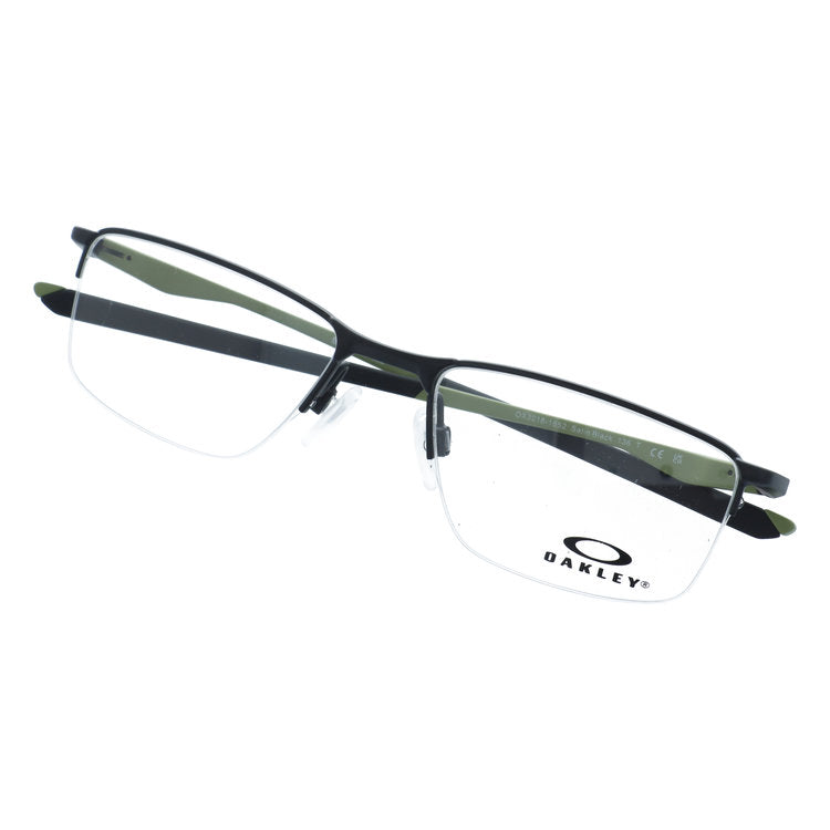 オークリー メガネフレーム ソケット5.5 伊達メガネ OAKLEY SOCKET5.5 OX3218-16 52サイズ スクエア/ナイロール型 ベヨネッタメガネ バネ丁番 ユニセックス メンズ レディース