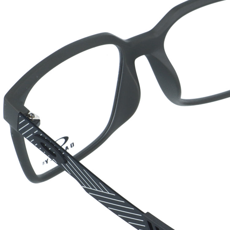 オークリー メガネフレーム デハヴェン エー 伊達メガネ アジアンフィット OAKLEY DEHAVEN A OX8180F-04 55サイズ スクエア型 ボーダー柄 ユニセックス メンズ レディース