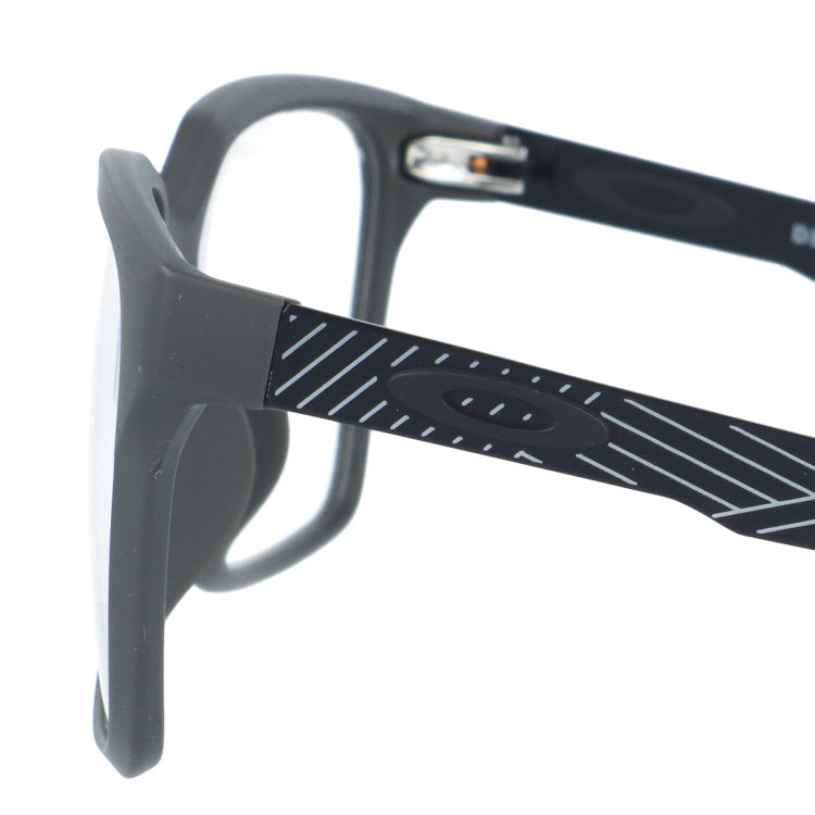 オークリー メガネフレーム デハヴェン エー 伊達メガネ アジアンフィット OAKLEY DEHAVEN A OX8180F-04 55サイズ スクエア型 ボーダー柄 ユニセックス メンズ レディース