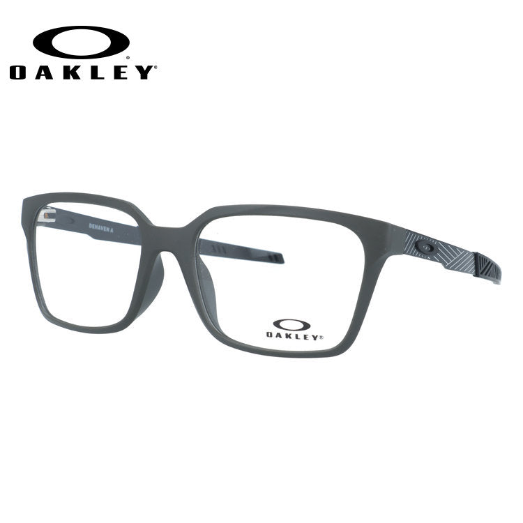 オークリー メガネフレーム デハヴェン エー 伊達メガネ アジアンフィット OAKLEY DEHAVEN A OX8180F-04 55サイズ スクエア型 ボーダー柄 ユニセックス メンズ レディース