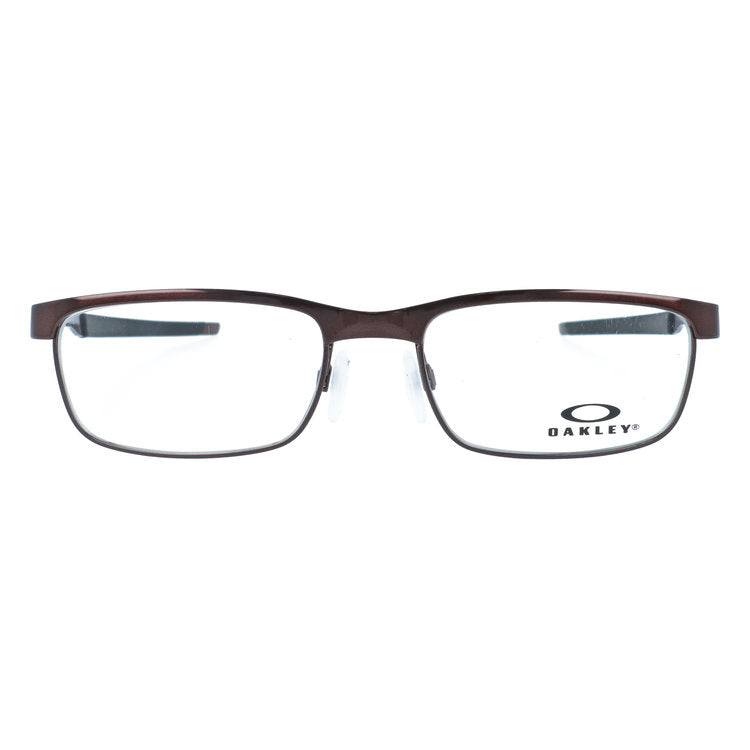 【訳あり・店頭展示品/外箱なし】 オークリー メガネフレーム スチールプレート 伊達メガネ OAKLEY STEEL PLATE OX3222-0852 52サイズ スクエア型 アウトレット品 バネ丁番で着脱スムーズ ユニセックス メンズ レディース