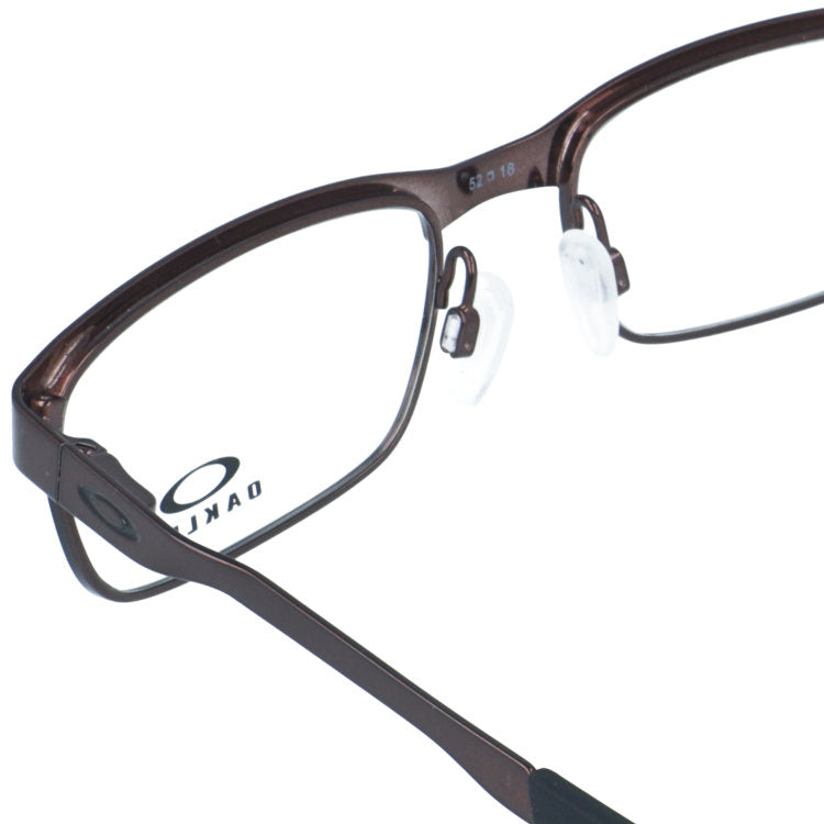 【訳あり・店頭展示品/外箱なし】 オークリー メガネフレーム スチールプレート 伊達メガネ OAKLEY STEEL PLATE OX3222-0852 52サイズ スクエア型 アウトレット品 バネ丁番で着脱スムーズ ユニセックス メンズ レディース