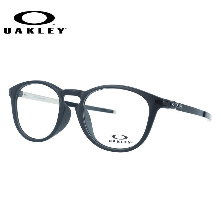 オークリー メガネフレーム ピッチマンR A 伊達メガネ ローブリッジフィット OAKLEY PITCHMAN R A OX8105F-0152 52サイズ ウェリントン型 アジアンフィット ユニセックス メンズ レディース | 緩みにくく開閉しやすい 黒縁 クロブチ