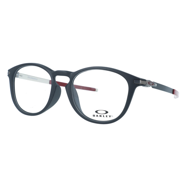 オークリー メガネフレーム ピッチマンR A 伊達メガネ ローブリッジフィット OAKLEY PITCHMAN R A OX8105F-0452 52サイズ ウェリントン型 アジアンフィット ユニセックス メンズ レディース | 緩みにくく開閉しやすい 黒縁 クロブチ