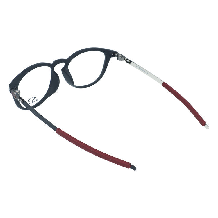 オークリー メガネフレーム ピッチマンR A 伊達メガネ ローブリッジフィット OAKLEY PITCHMAN R A OX8105F-0452 52サイズ ウェリントン型 アジアンフィット ユニセックス メンズ レディース | 緩みにくく開閉しやすい 黒縁 クロブチ