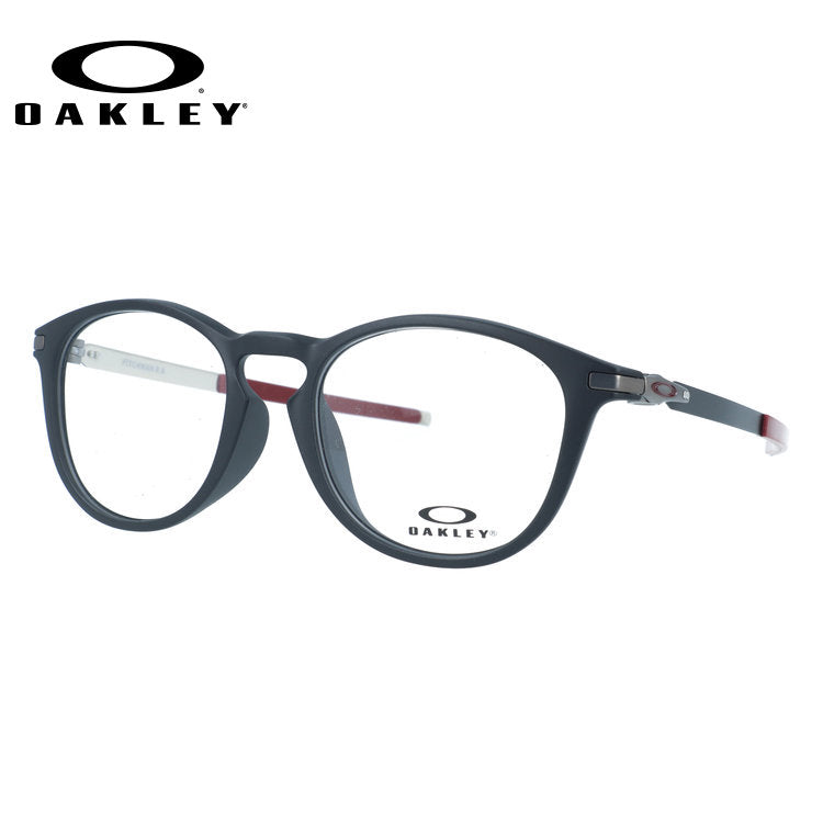 オークリー メガネフレーム ピッチマンR A 伊達メガネ ローブリッジフィット OAKLEY PITCHMAN R A OX8105F-0452 52サイズ ウェリントン型 アジアンフィット ユニセックス メンズ レディース | 緩みにくく開閉しやすい 黒縁 クロブチ