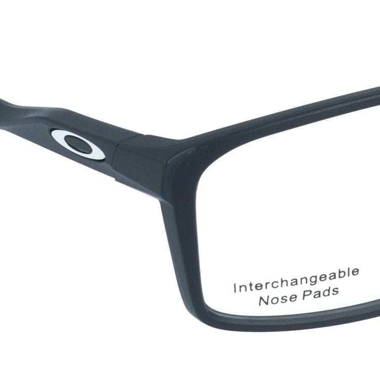 オークリー メガネフレーム バットフリップ 伊達メガネ ハイブリッジフィット OAKLEY BAT FLIP OX8183-0156 56サイズ スクエア型 レギュラーフィット 大きめ ユニセックス メンズ レディース 黒縁 クロブチ