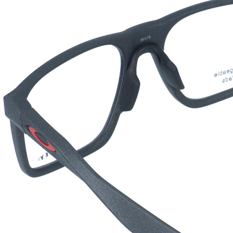 オークリー メガネフレーム バットフリップ 伊達メガネ ハイブリッジフィット OAKLEY BAT FLIP OX8183-0456 56サイズ スクエア型 レギュラーフィット 大きめ ユニセックス メンズ レディース