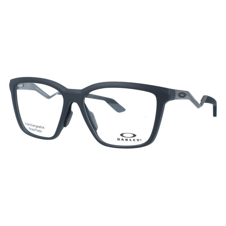 オークリー メガネフレーム エニグママス 伊達メガネ ユニバーサルフィット OAKLEY ENIGMA MASS OX8191-0155 55サイズ ウェリントン型 ユニセックス メンズ レディース 黒縁 クロブチ