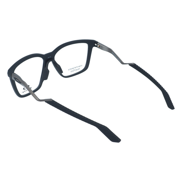 オークリー メガネフレーム エニグママス 伊達メガネ ユニバーサルフィット OAKLEY ENIGMA MASS OX8191-0155 55サイズ ウェリントン型 ユニセックス メンズ レディース 黒縁 クロブチ