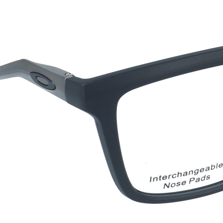 オークリー メガネフレーム エニグママス 伊達メガネ ユニバーサルフィット OAKLEY ENIGMA MASS OX8191-0155 55サイズ ウェリントン型 ユニセックス メンズ レディース 黒縁 クロブチ
