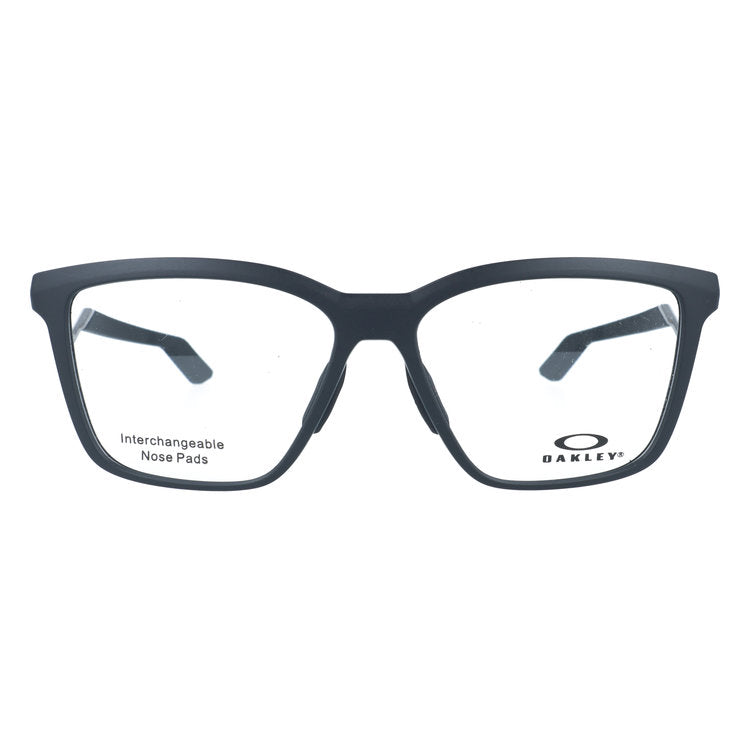 オークリー メガネフレーム エニグママス 伊達メガネ ユニバーサルフィット OAKLEY ENIGMA MASS OX8191-0157 57サイズ ウェリントン型 ユニセックス メンズ レディース 大きめ 黒縁 クロブチ