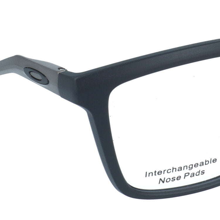 オークリー メガネフレーム エニグママス 伊達メガネ ユニバーサルフィット OAKLEY ENIGMA MASS OX8191-0157 57サイズ ウェリントン型 ユニセックス メンズ レディース 大きめ 黒縁 クロブチ