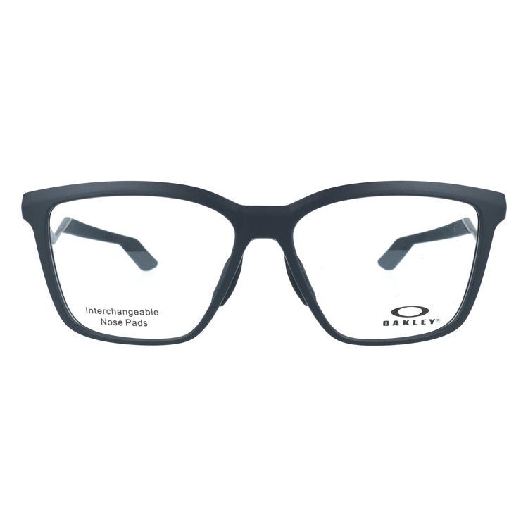 オークリー メガネフレーム エニグママス 伊達メガネ ユニバーサルフィット OAKLEY ENIGMA MASS OX8191-0357 57サイズ ウェリントン型 ユニセックス メンズ レディース 大きめ 黒縁 クロブチ