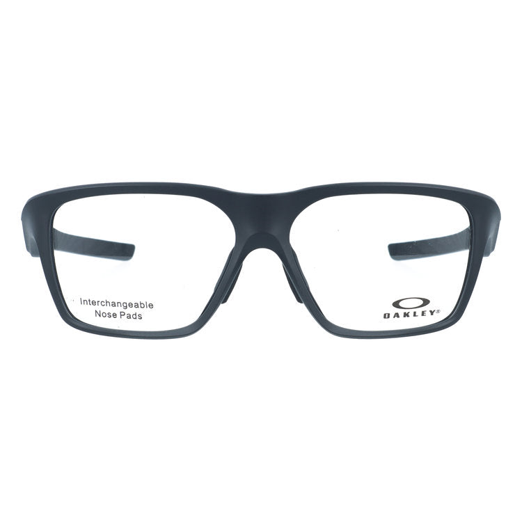 オークリー メガネフレーム ヴァーサフューズSQ 伊達メガネ ユニバーサルフィット OAKLEY VERSAFUSE SQ OX8201-0156 56サイズ スクエア型 交換パーツ付 ユニセックス メンズ レディース 黒縁 クロブチ
