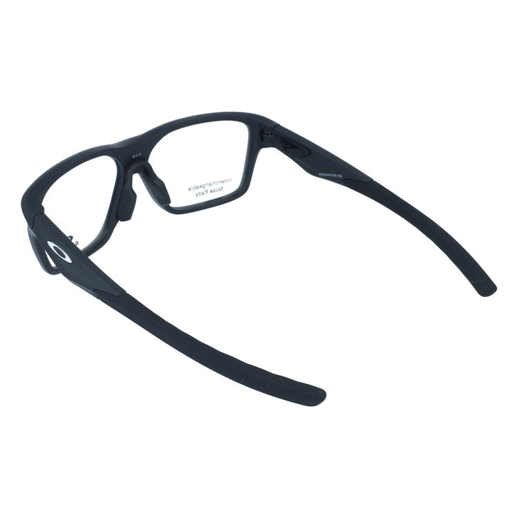 オークリー メガネフレーム ヴァーサフューズSQ 伊達メガネ ユニバーサルフィット OAKLEY VERSAFUSE SQ OX8201-0156 56サイズ スクエア型 交換パーツ付 ユニセックス メンズ レディース 黒縁 クロブチ