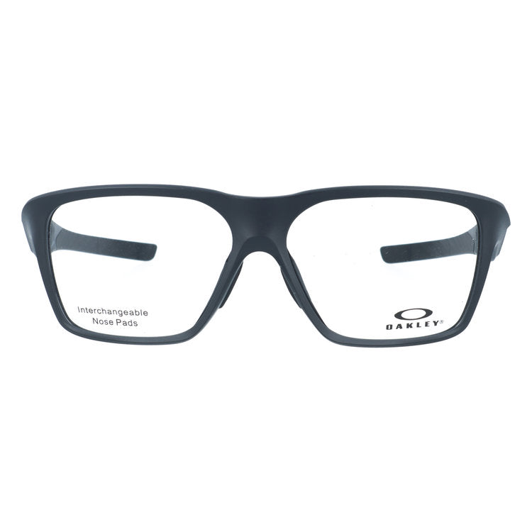 オークリー メガネフレーム ヴァーサフューズSQ 伊達メガネ ユニバーサルフィット OAKLEY VERSAFUSE SQ OX8201-0158 58サイズ スクエア型 交換パーツ付 ユニセックス メンズ レディース 大きめ 黒縁 クロブチ