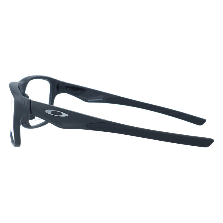 オークリー メガネフレーム ヴァーサフューズSQ 伊達メガネ ユニバーサルフィット OAKLEY VERSAFUSE SQ OX8201-0158 58サイズ スクエア型 交換パーツ付 ユニセックス メンズ レディース 大きめ 黒縁 クロブチ