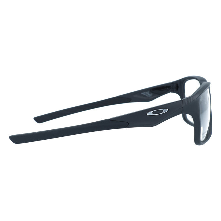 オークリー メガネフレーム ヴァーサフューズSQ 伊達メガネ ユニバーサルフィット OAKLEY VERSAFUSE SQ OX8201-0158 58サイズ スクエア型 交換パーツ付 ユニセックス メンズ レディース 大きめ 黒縁 クロブチ