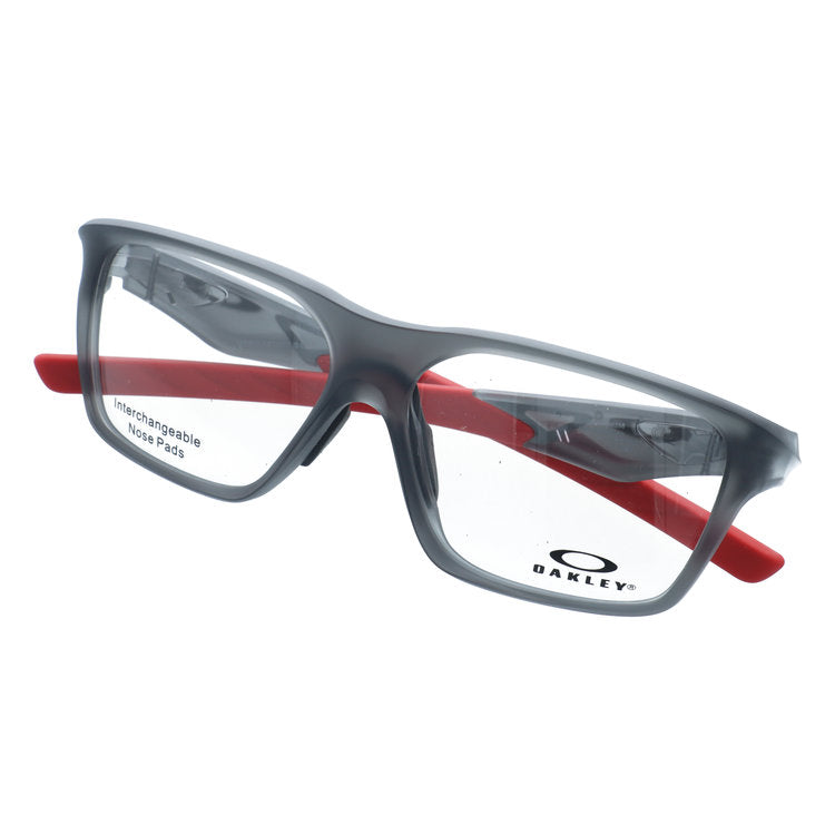 オークリー メガネフレーム ヴァーサフューズSQ 伊達メガネ ユニバーサルフィット OAKLEY VERSAFUSE SQ OX8201-0256 56サイズ スクエア型 交換パーツ付 ユニセックス メンズ レディース