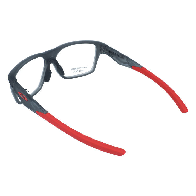 オークリー メガネフレーム ヴァーサフューズSQ 伊達メガネ ユニバーサルフィット OAKLEY VERSAFUSE SQ OX8201-0258 58サイズ スクエア型 交換パーツ付 ユニセックス メンズ レディース 大きめ