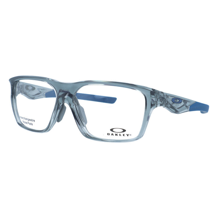 オークリー メガネフレーム ヴァーサフューズSQ 伊達メガネ ユニバーサルフィット OAKLEY VERSAFUSE SQ OX8201-0356 56サイズ スクエア型 交換パーツ付 ユニセックス メンズ レディース