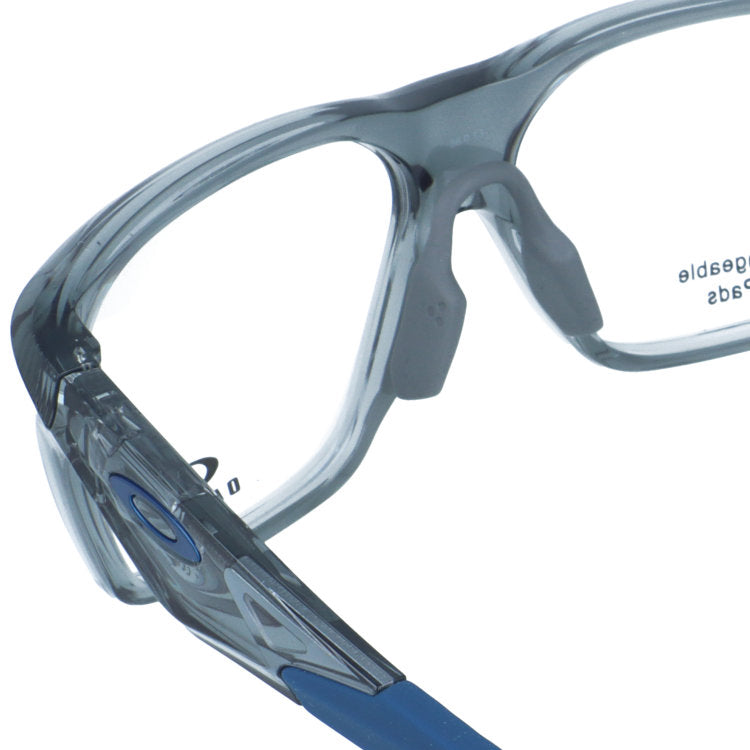 オークリー メガネフレーム ヴァーサフューズSQ 伊達メガネ ユニバーサルフィット OAKLEY VERSAFUSE SQ OX8201-0356 56サイズ スクエア型 交換パーツ付 ユニセックス メンズ レディース