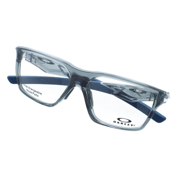オークリー メガネフレーム ヴァーサフューズSQ 伊達メガネ ユニバーサルフィット OAKLEY VERSAFUSE SQ OX8201-0356 56サイズ スクエア型 交換パーツ付 ユニセックス メンズ レディース